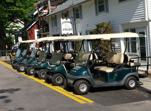 Golf Carts for Rent at Sypherd Cycle